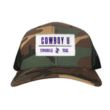 Camo Curved Bill Mesh Snapback