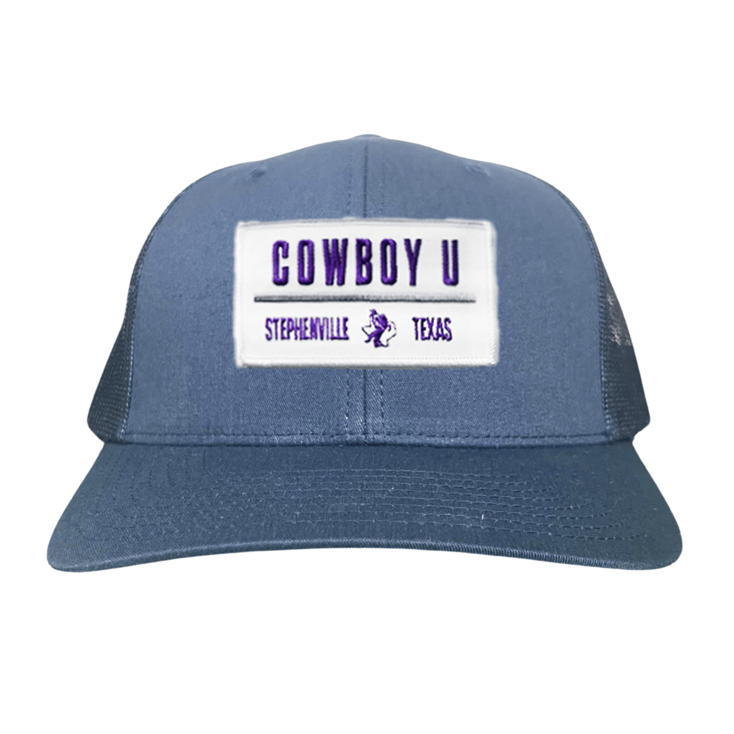 Tarleton State University Cowboy U / Hat / 250 / TAR035 / MM - Navy Curved Bill Mesh Snapback - Club Rehab