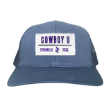 Navy Curved Bill Mesh Snapback