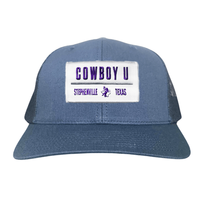 Tarleton State University Cowboy U / Hat / 250 / TAR035 / MM - Navy Curved Bill Mesh Snapback - Club Rehab