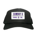 Black Foam Curved Snapback