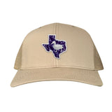Khaki Curved Bill Mesh Snapback