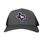 Charcoal Curved Bill Mesh Snapback