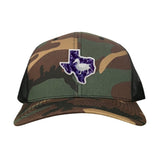 Camo Curved Bill Mesh Snapback