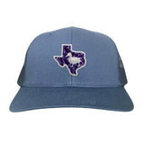 Navy Curved Bill Mesh Snapback