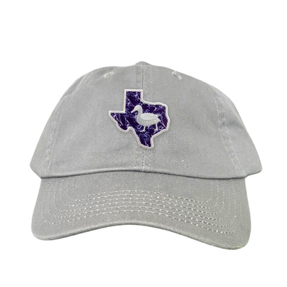 Tarleton State University State of Texas Oscar P / Hat / 177 / TAR006 / MG - Grey Dad Hat - Club Rehab