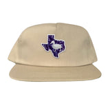 Khaki Flat Bill Canvas Snapback