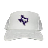 White Foam Curved Snapback