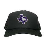 Black Foam Curved Snapback