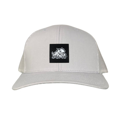 TCU Black Label Horned Frog Logo / 191 / Hat / TCU007 / MM - Silver Curved Bill Mesh Snapback - Club Rehab