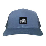Navy Curved Bill Mesh Snapback