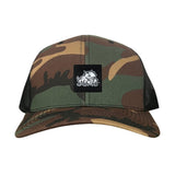 Camo Curved Bill Mesh Snapback