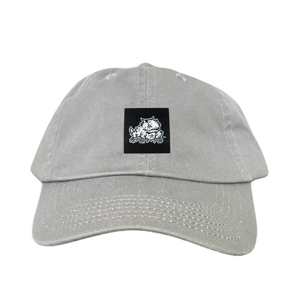 TCU Black Label Horned Frog Logo / 191 / Hat / TCU007 / MM - Grey Dad Hat - Club Rehab