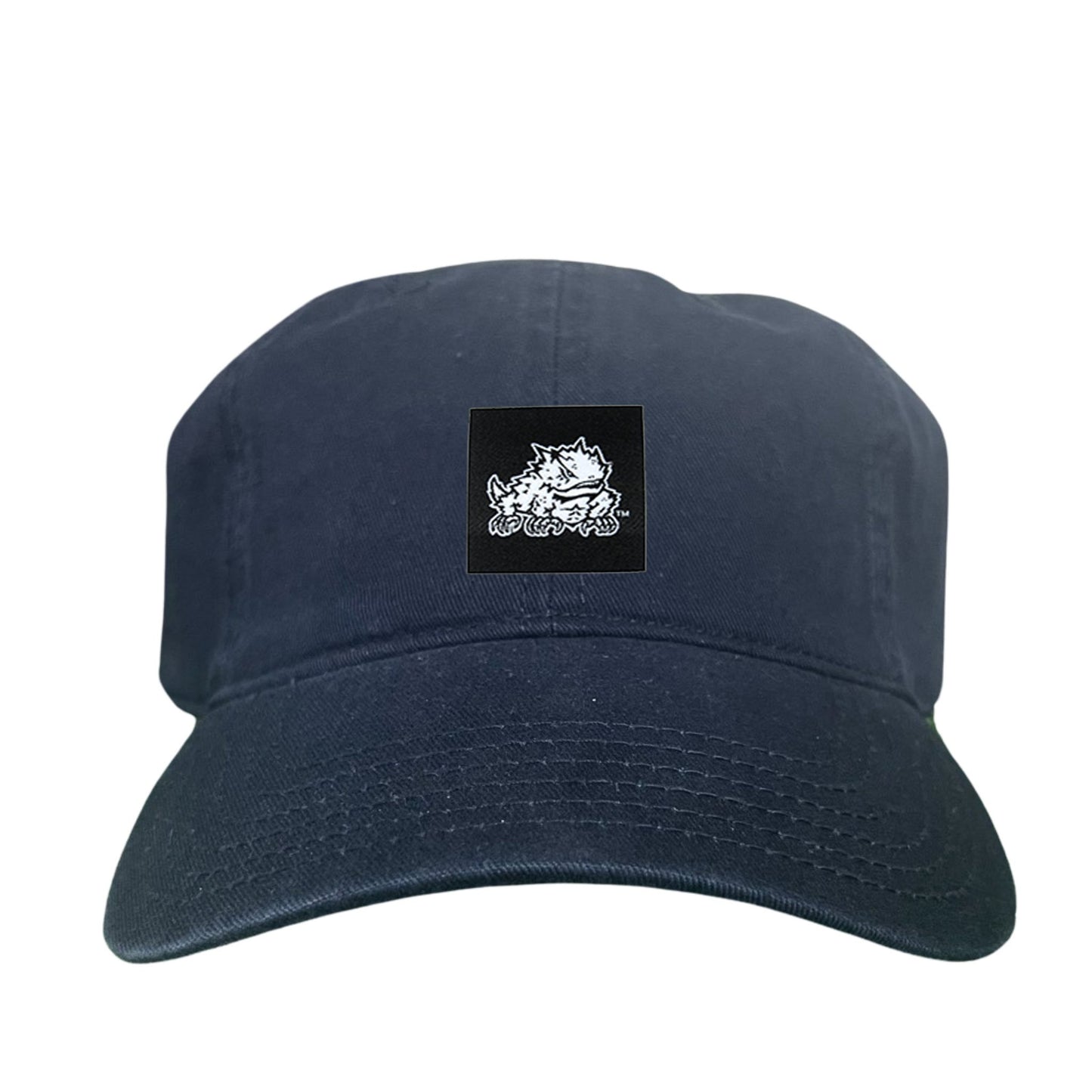 TCU Black Label Horned Frog Logo / 191 / Hat / TCU007 / MM - Navy Dad Hat - Club Rehab