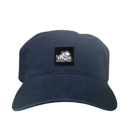 TCU Black Label Horned Frog Logo / 191 / Hat / TCU007 / MM - Navy Dad Hat - Club Rehab