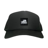 Black Foam Curved Snapback