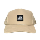 Khaki Foam Curved Snapback