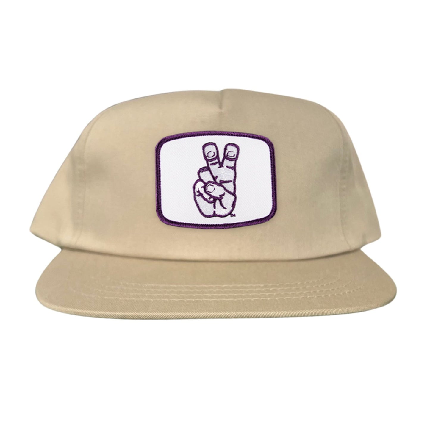 TCU Frog Hand Square Shape / Curved Bill Mesh Snapback / 126 / TCU001 - Khaki Flat Bill Canvas Snapback - Club Rehab