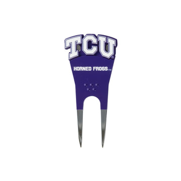 TCU Horned Frogs Custom Shaped Divot Tool