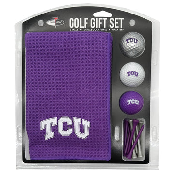 TCU Horned Frogs Golf-Geschenkset mit Mikrofasertuch