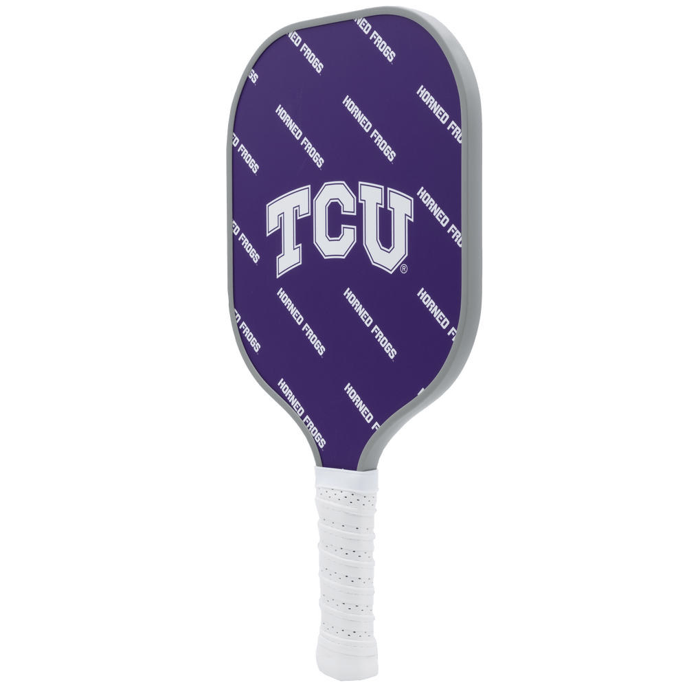 TCU Horned Frogs Pickleball Paddle | Carbon Fiber Face | 12mm Core - Club Rehab