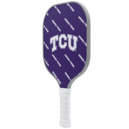 TCU Horned Frogs Pickleball Paddle | Carbon Fiber Face | 12mm Core - Club Rehab