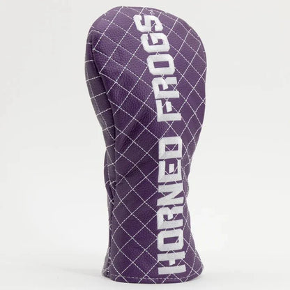 TCU Horned Frogs Solid Quilted Fairway Headcover - golf headcover product images