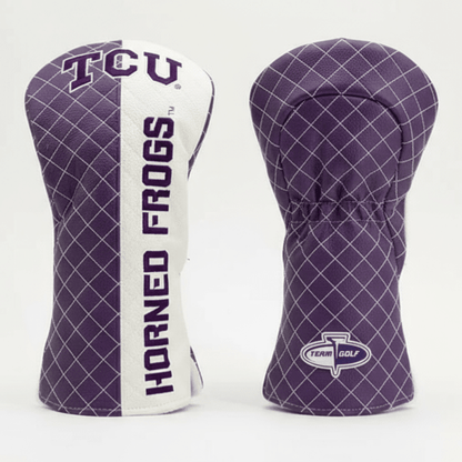 TCU Horned Frogs Split Quilted Driver Headcover - golf headcover product images