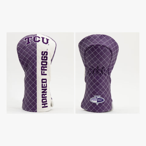 TCU Horned Frogs Split Quilted Driver Headcover