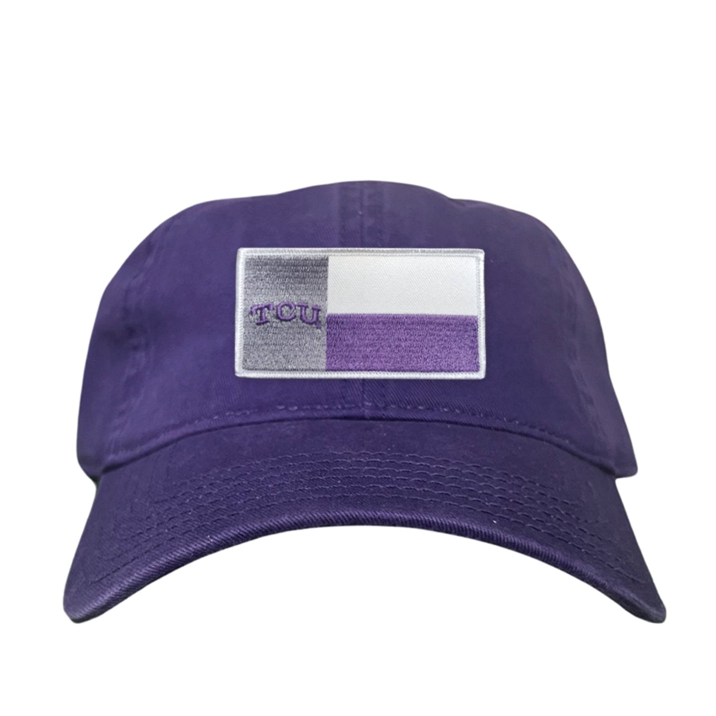 TCU Rectangle State Flag / Hats / 263 - Dad Hat Purple - Club Rehab
