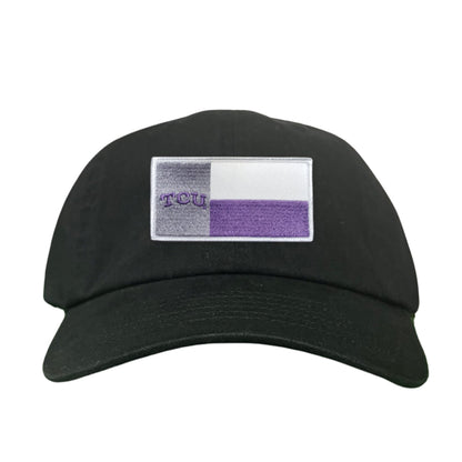 TCU Rectangle State Flag / Hats / 263 - Dad Hat Black - Club Rehab