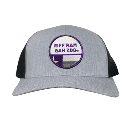 TCU Riff Ram Bah Zoo w/h State Flag / Hats / TCU099 / 249 / MM - Charcoal Curved Bill Mesh Snapback - Club Rehab