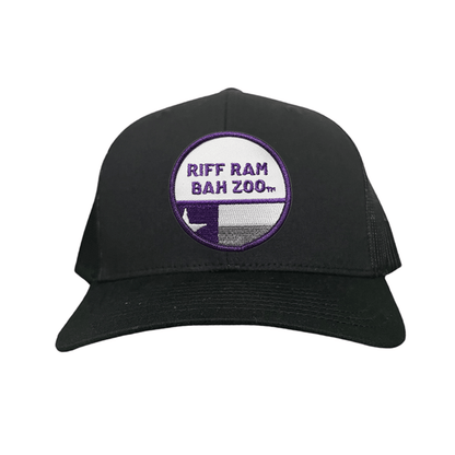 TCU Riff Ram Bah Zoo w/h State Flag / Hats / TCU099 / 249 / MM - Black Curved Bill Mesh Snapback - Club Rehab