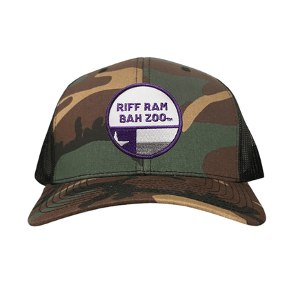 TCU Riff Ram Bah Zoo w/h State Flag / Hats / TCU099 / 249 / MM - Camo Curved Bill Mesh Snapback - Club Rehab