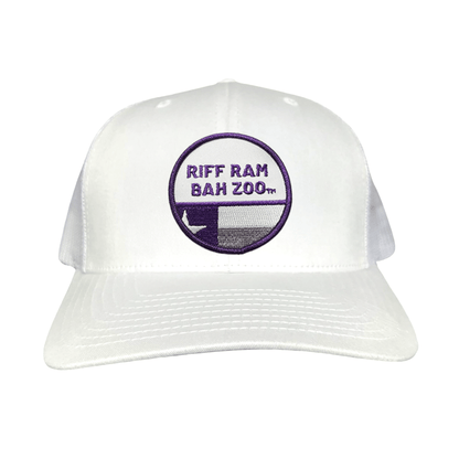 TCU Riff Ram Bah Zoo w/h State Flag / Hats / TCU099 / 249 / MM - White Curved Bill Mesh Snapback - Club Rehab