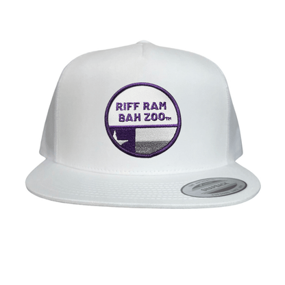 TCU Riff Ram Bah Zoo w/h State Flag / Hats / TCU099 / 249 / MM - White Flat Bill Mesh Snapback - Club Rehab
