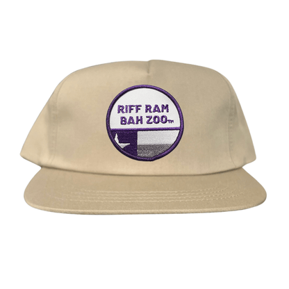 TCU Riff Ram Bah Zoo w/h State Flag / Hats / TCU099 / 249 / MM - Flat Bill Khaki Canvas Snapback - Club Rehab