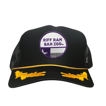 TCU Riff Ram Bah Zoo w/h State Flag / Hats / TCU099 / 249 / MM - Black / Gold Foam Snapback - Club Rehab