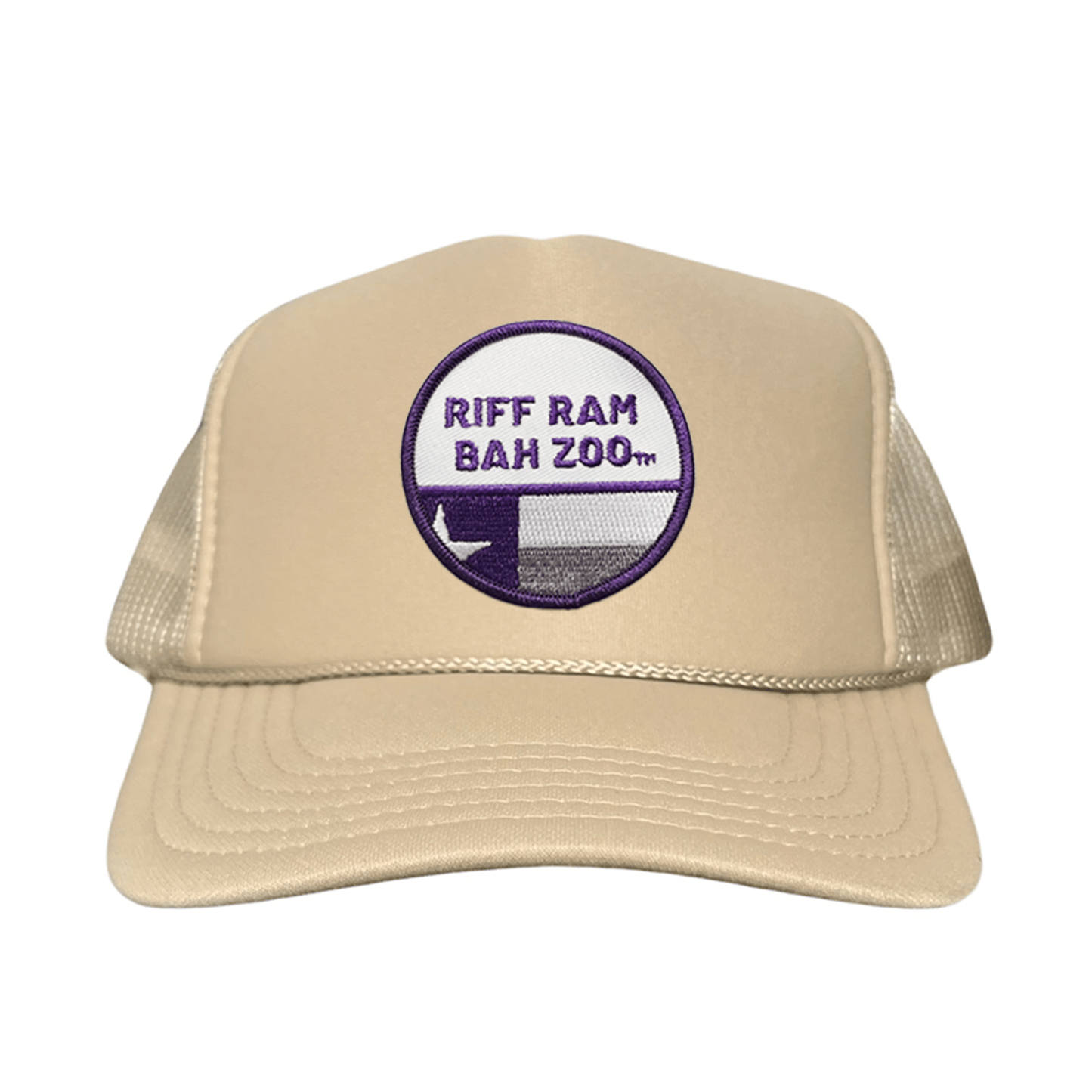 TCU Riff Ram Bah Zoo w/h State Flag / Hats / TCU099 / 249 / MM - Khaki Foam Snapback - Club Rehab