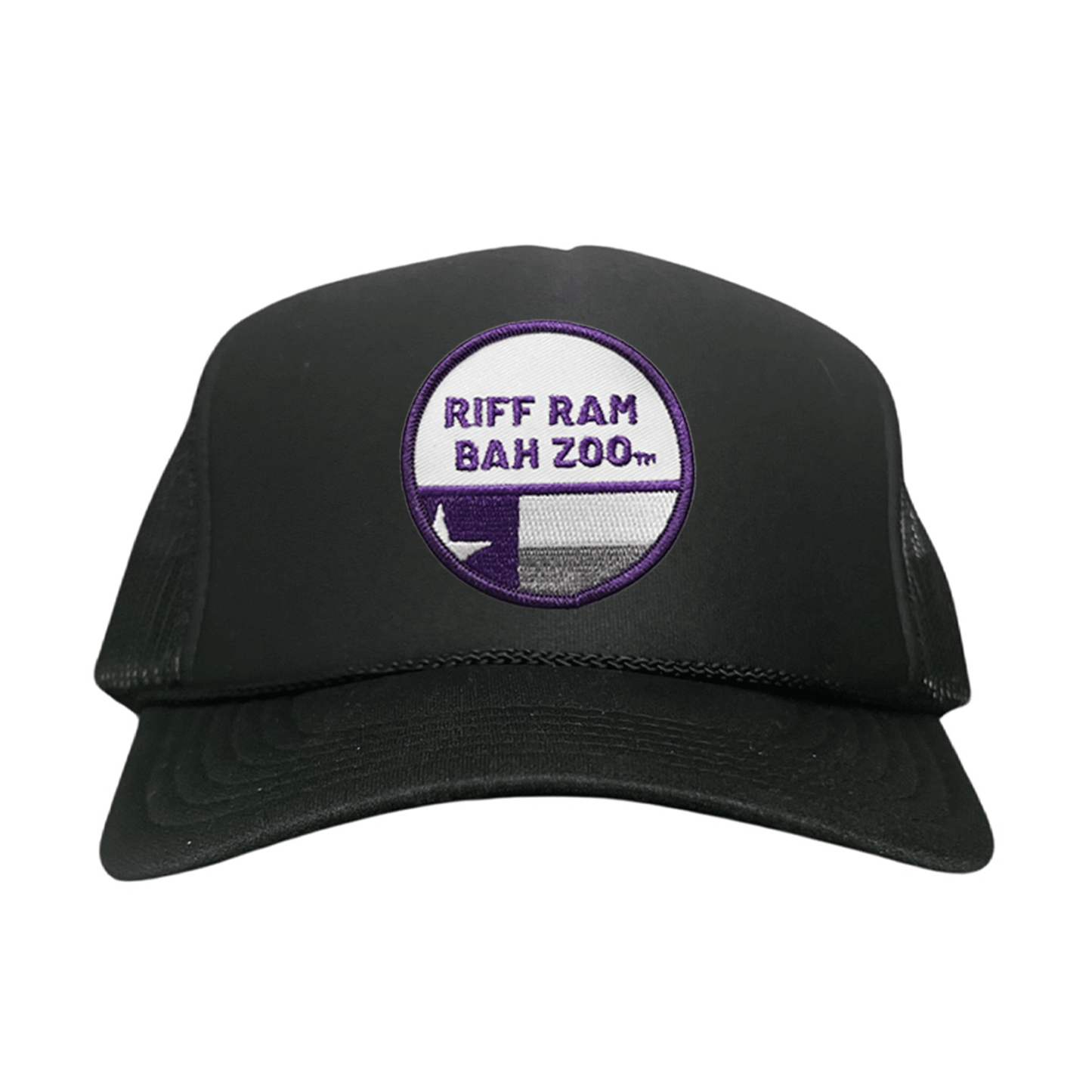 TCU Riff Ram Bah Zoo w/h State Flag / Hats / TCU099 / 249 / MM - Black Foam Snapback - Club Rehab