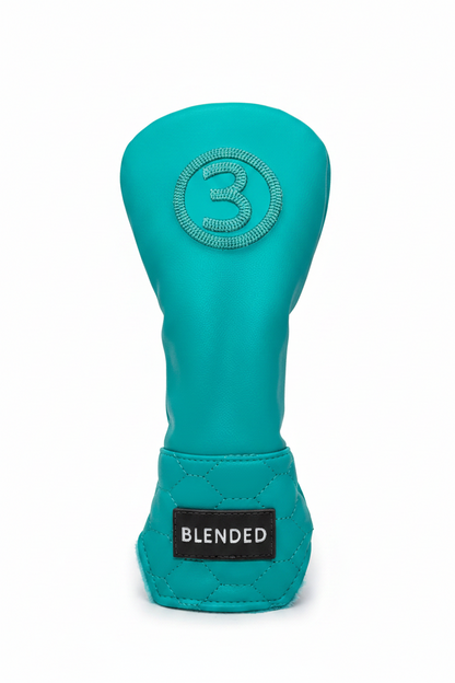 Modern Hex Headcover Set – Driver, 3 Wood, 5 Wood & Hybrid