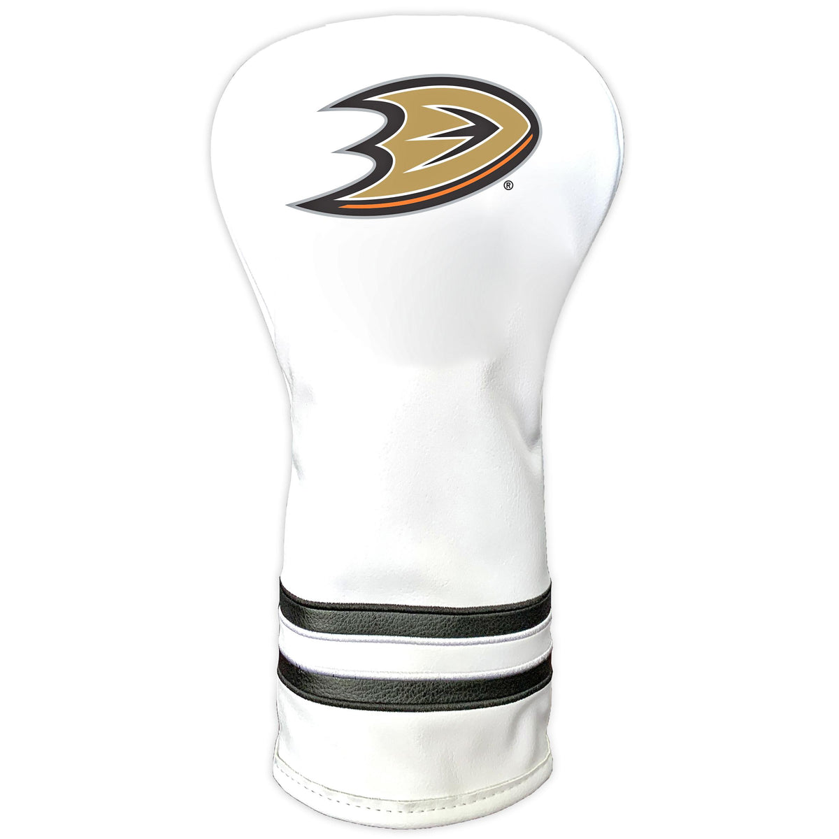 Anaheim Ducks Vintage White Printed Driver Headcover
