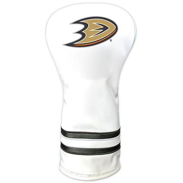 Anaheim Ducks Vintage Driver-Schlägerhaube in Weiß mit Aufdruck