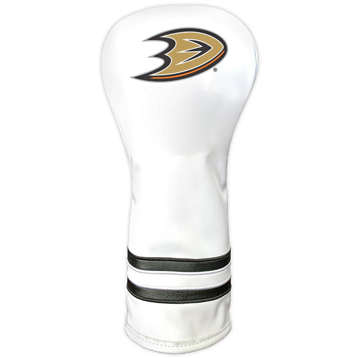 Anaheim Ducks Vintage White Printed Fairway Headcover