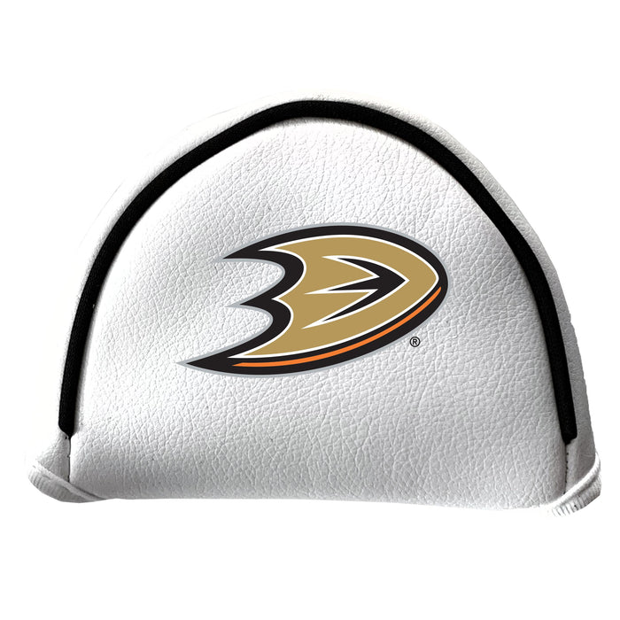 Anaheim Ducks Vintage White Printed Mallet Putter Headcover