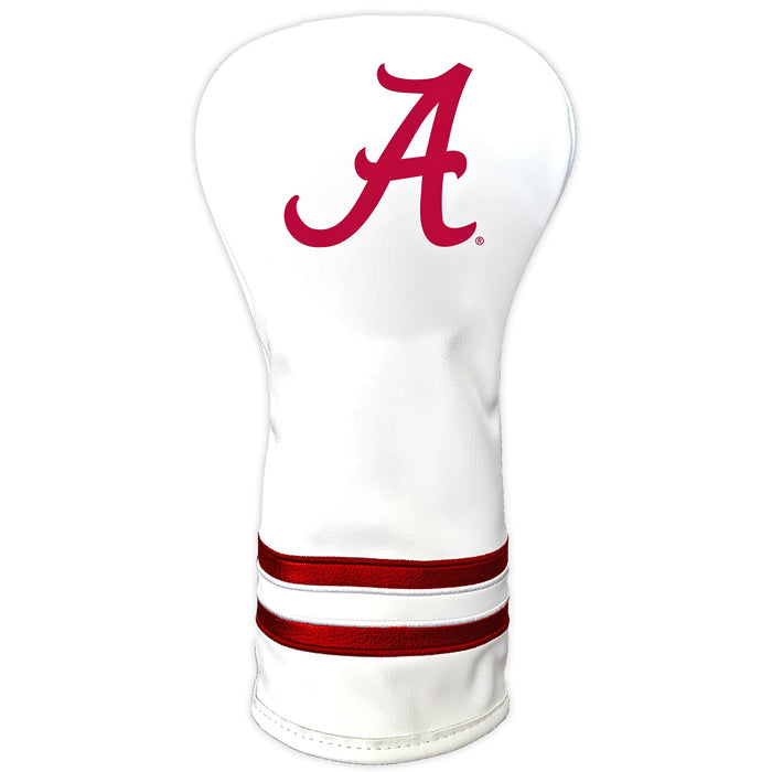 Alabama Crimson Tide Vintage White Printed Driver Headcover