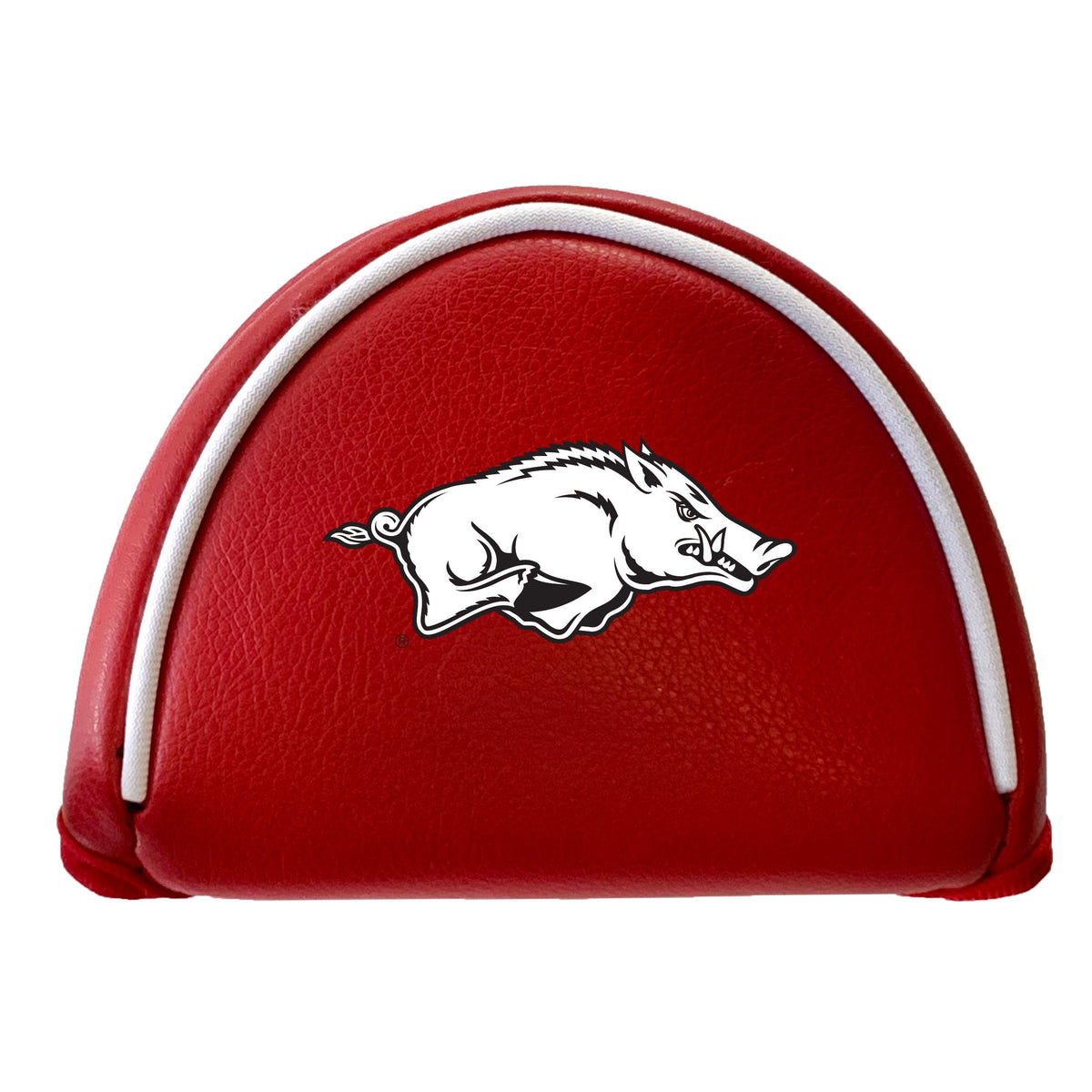 Arkansas Razorbacks vintage mallet putter color printed golf headcover