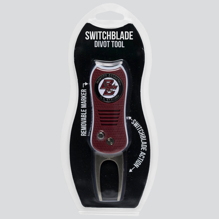 Boston College Eagles Switchblade Divot Tool in retail clamshell packaging