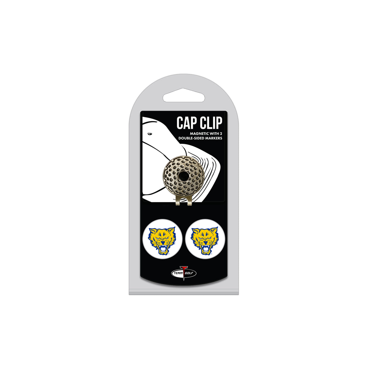 FORT VALLEY ST hat clip with two golf ball markers