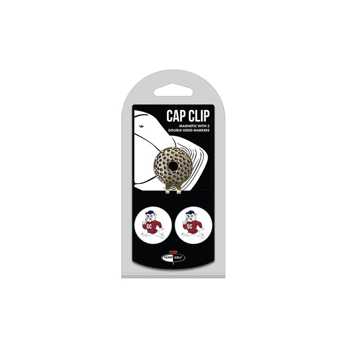 SOUTH CAROLINA ST hat clip with two golf ball markers
